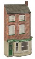 44-0221G Bachmann Scenecraft Low Relief Dispensing Chemist Green